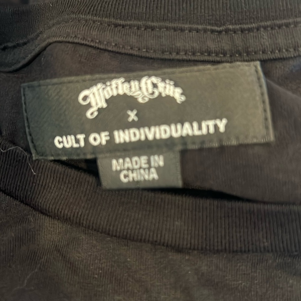 Cult of Individuality Motley Crue Black Short Sleeve Tee small - Picture 4 of 8